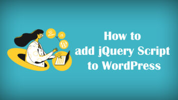 Add jQuery Script to WordPress