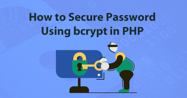 Secure Password Using bcrypt in PHP