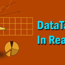 DataTable in ReactJS