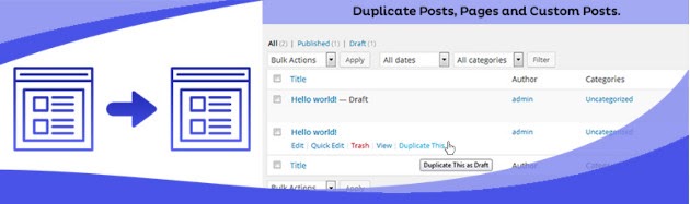 Duplicate Page Plugin