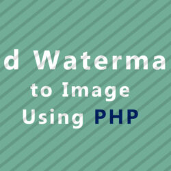 how to watermark to an image