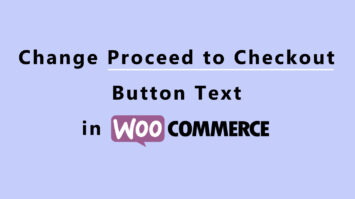 change proceed to checkout button text