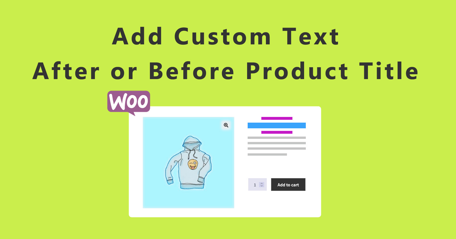 How to Add Text After or Before Product Title in WooCommerce?