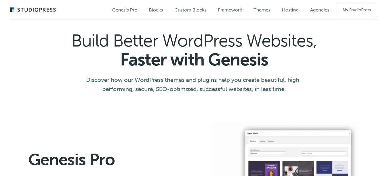 WordPress StudioPress Theme