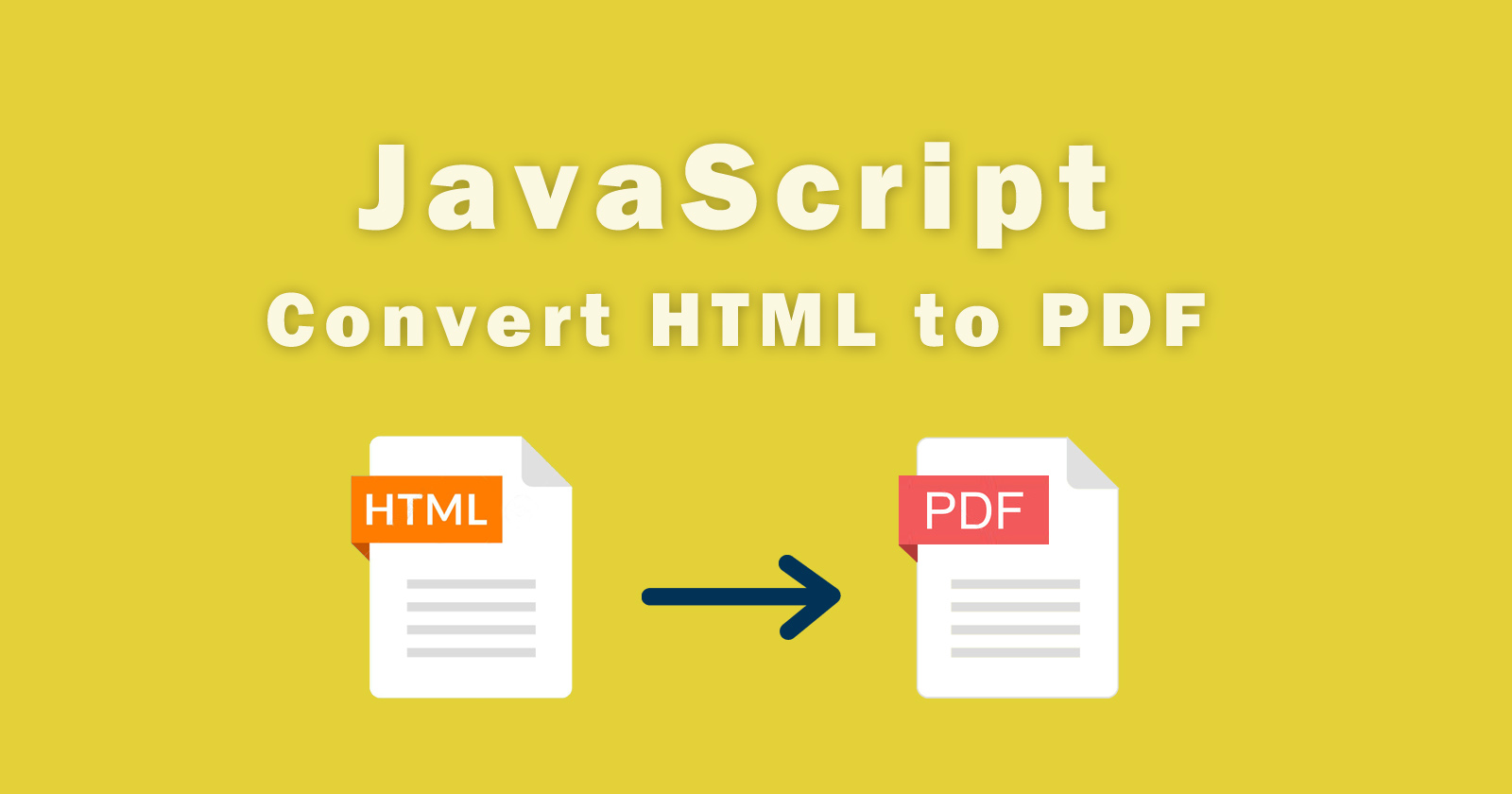  How To Convert Html To PDF Using JavaScript YourBlogCoach
