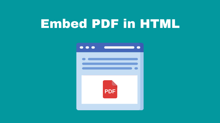 How to Embed PDF File in HTML?
