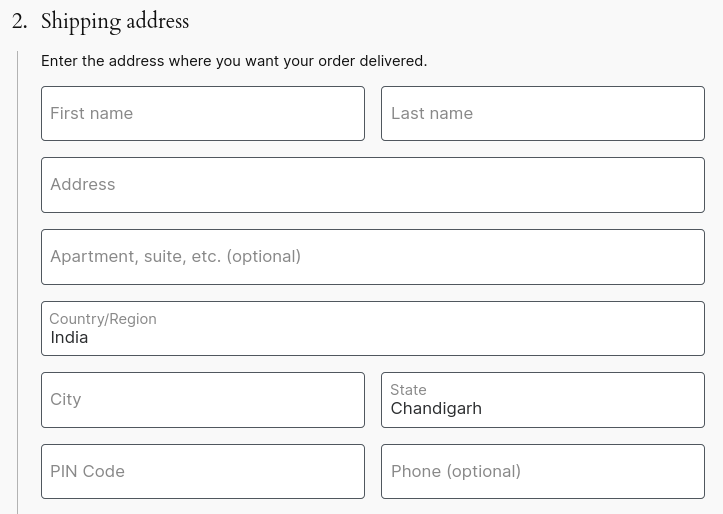 WooCommerce Checkout Shipping Fields